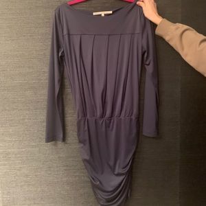 RACHEL Rachel Roy Black Ruched Cocktail Dress